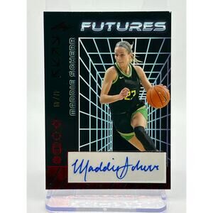 2024 Leaf Futures Maddie Scherr Red Auto 47/49 SP TCU Horned Frogs